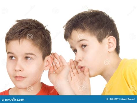 Whispering stock image. Image of round, listening, caucasian - 13409087