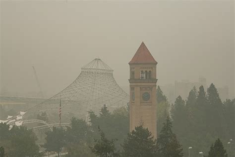Hazardous smoke covered the Inland Northwest, fueled by fires across ...