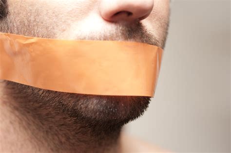 Free Image of Close Up of Man Gagged | Freebie.Photography