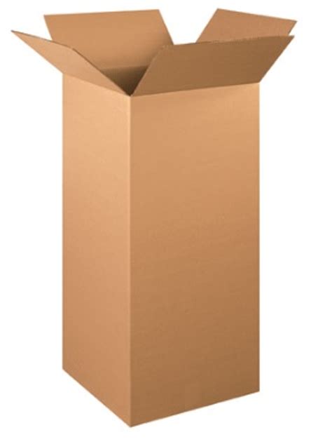 15" x 15" x 48" Tall Corrugated Cardboard Shipping Boxes 10/Bundle