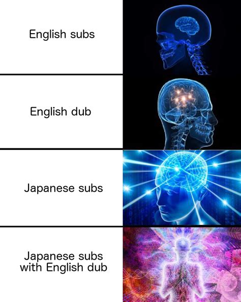 Subs vs dub : r/Animemes