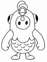 Fall Guys Coloring Pages  Free Printable For Kids sketch template