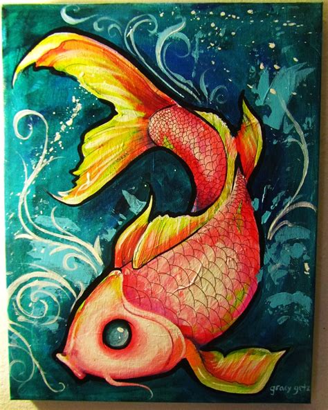 Painting Fish Scales With Acrylic at PaintingValley.com | Explore ...