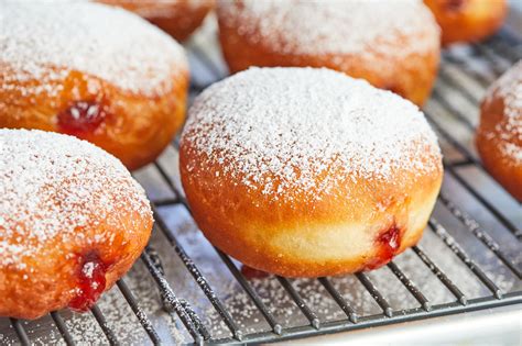 Hanukkah Jelly Donut (Sufganiyah) - Gemma’s Bigger Bolder Baking
