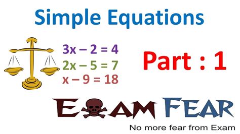 Maths Simple Equation part 1 (Introduction) CBSE Class 7 Mathematics VII - YouTube