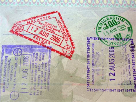 Passport stamps Stock Photo by ©msavoia 2463684