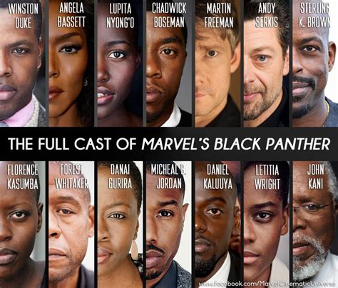 cast of marvel's black panther movie | Black panther movie trailer ...