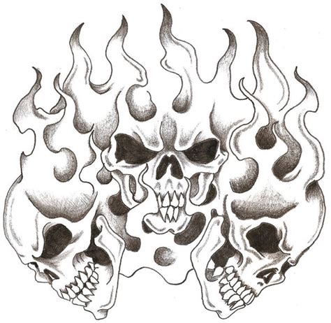 Skulls and Flames by TheLob on DeviantArt