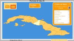 Mapa interactivo de Cuba Provincias de Cuba. ¿Dónde está? - Mapas Interactivos de Didactalia