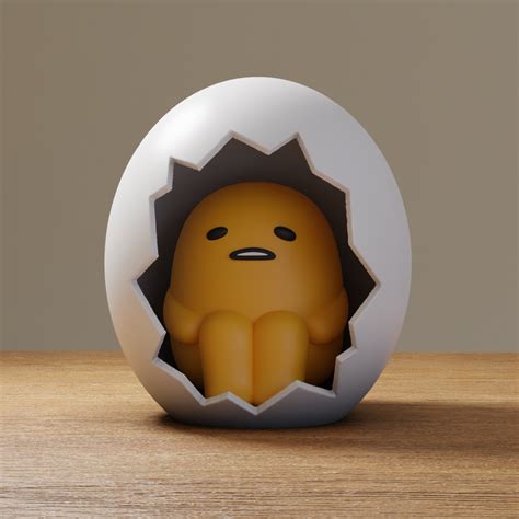 STL file gudetama sanrio・3D printing template to download・Cults