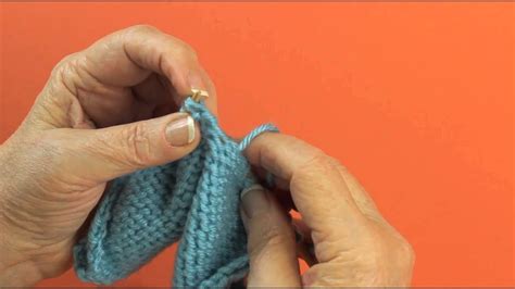 Purl 2 Together Through the Back Loops with Knitting - YouTube