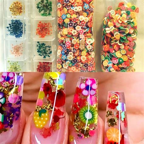 3D Nail Art Products for sale | eBay | Fruit nail art, Spring nail art, Diy acrylic nails