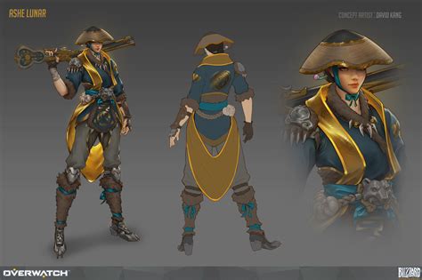 Ashe Lunar Skin Art - Overwatch Art Gallery