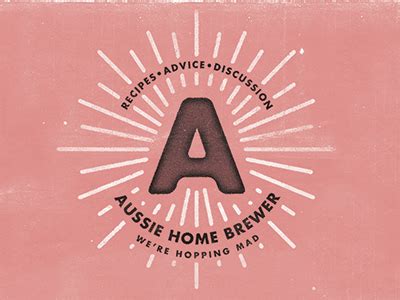 (GIF) Aussie Home Brewer: Logo Design 3 by Ben Suarez on Dribbble