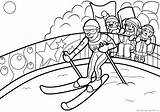 Skiing 17  Coloring Pages 24 sketch template