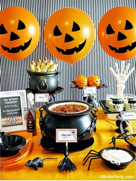 A Halloween Chilling Chili Party Buffet - Party Ideas | Party ...