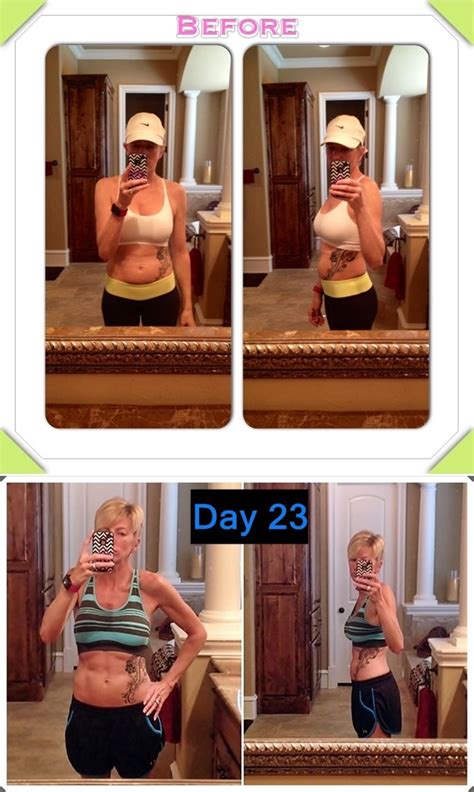 My before and day 23 results on Isagenix. | Nutritional cleansing, Isagenix, Exercise