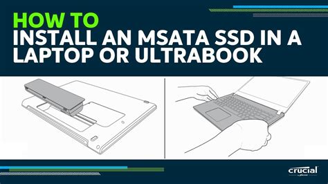 How to Install an mSATA SSD in a Laptop or Ultrabook - YouTube