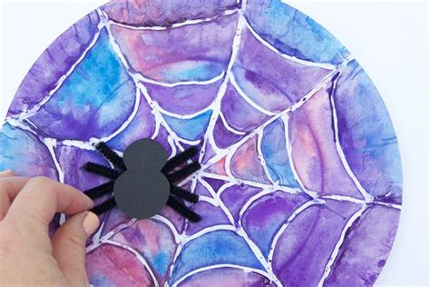 How to Make a Beautiful Watercolor Spider Web | Spider web craft ...