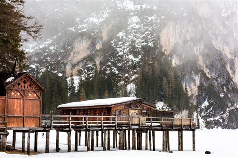 Pragser Winter Wildsee II Foto & Bild | landschaft, berge, hütten u. wege Bilder auf fotocommunity