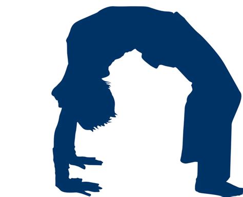 Vector Image of Back Bridge Yoga Pose