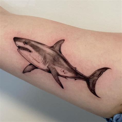 Discover more than 79 great white shark tattoo - in.cdgdbentre