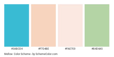 Mellow Color Scheme » Blue » SchemeColor.com