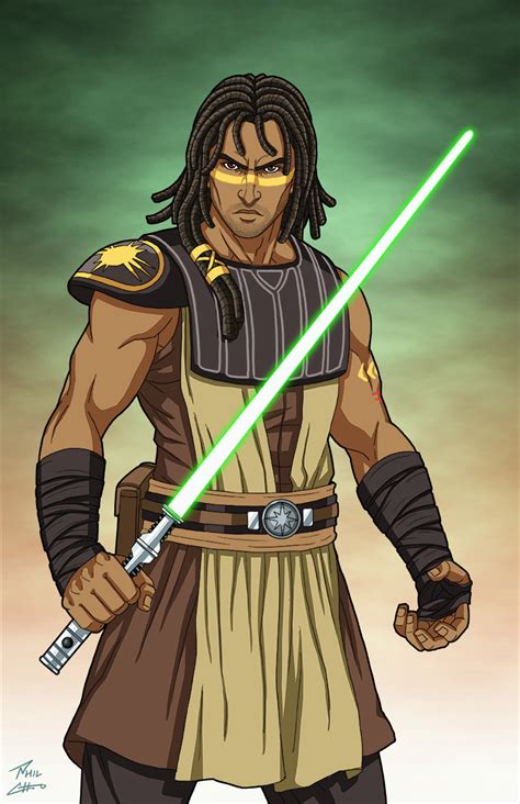 Quinlan Vos (Star Wars) commission by phil-cho on DeviantArt