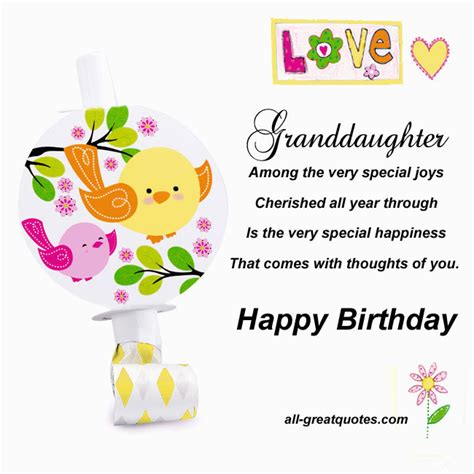 Granddaughter 1st Birthday Card Verses | BirthdayBuzz