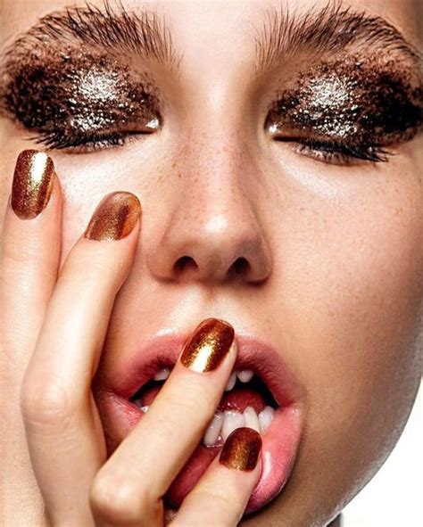 Bronze Inspiration | Fall makeup trend, Bright makeup, Editorial makeup