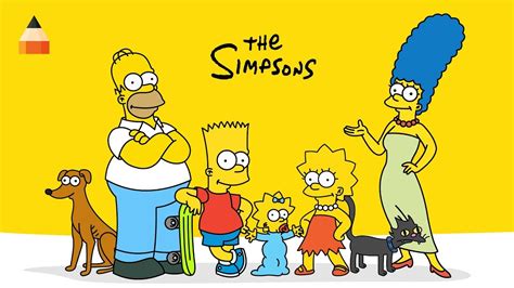 How To Draw The Simpsons Characters | Simpsons Coloring - YouTube