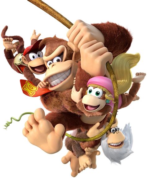 Kongs swinging art donkey kong country tropical freeze art gallery ...