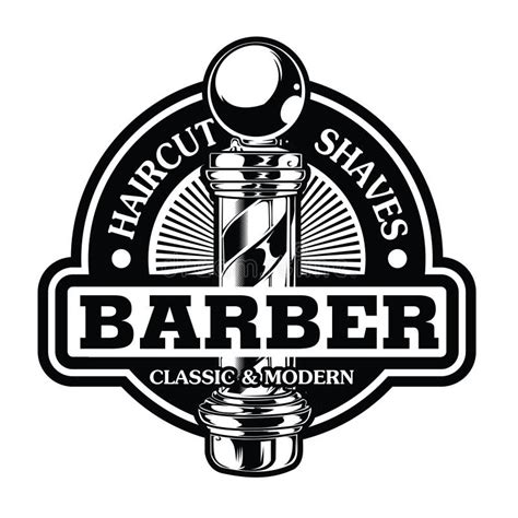 Barber Shop Hair Salon Hair Stylist Vintage Logo Luxury Pomade Retro Royal Vector Stock Vector ...