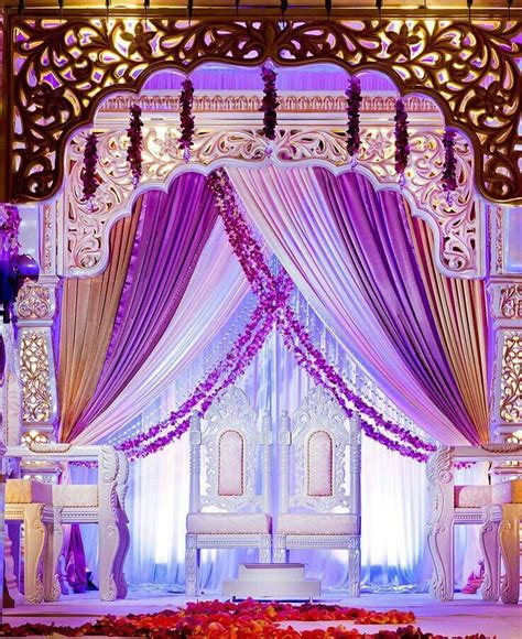 The idea of decoration in purple color. Portfolio, The Event Diaries, Kolkata #weddingnet # ...