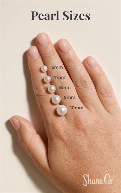 Your guide to pearl sizes. Explore all pearl jewelry today! | Selfmade