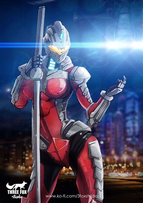 ArtStation - Ultraman Seven Netflix Anime Series