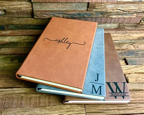 Leatherette Journal, Journals for Women, Personalized Leather Journal, Personalized Journal ...