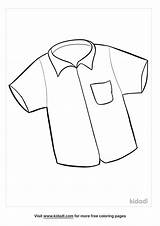 Polo Shirt Coloring Page sketch template