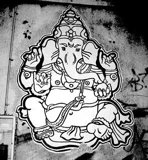 My Friend Ganesha | Stencil Berlin Jannowitzbrücke | bhrgero | Flickr