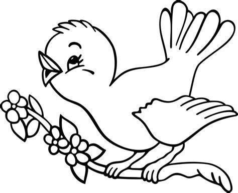 Line Drawing Of Birds - ClipArt Best