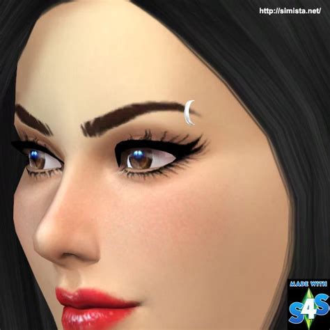 Sims 4 CC's - The Best: Eyebrow Piercing by Simista | Augenbrauenpiercing