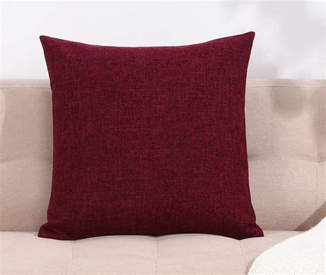 Buy Atariya Decor Jute Texture, Faux Linen Cushion Covers, (24"x24 ...
