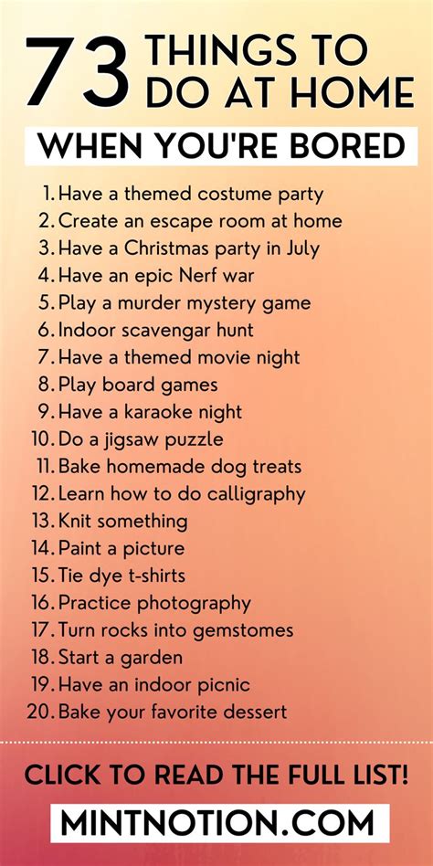 Things To Do When Ur Bored At Home - www.inf-inet.com