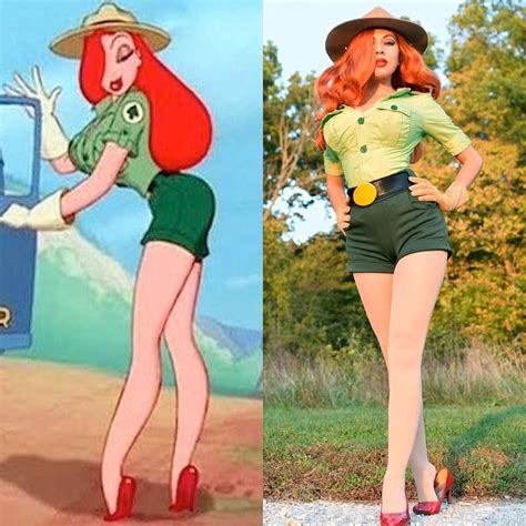 Park Ranger Jessica Rabbit Cosplay Will Make Your Eyes Pop Anime Cosplay, Cosplay Outfits ...