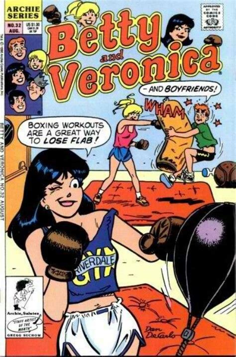 Archie comics series with Betty and Veronica boxing | Betty and ...