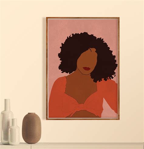 Home & Living Prints Home Décor Female Body Art Black Girl Magic Downloadable Art Sun Wall Art ...