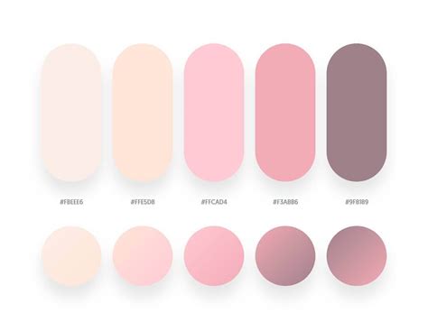 40 Beautiful Color Palettes With Their Similar Gradient Palettes