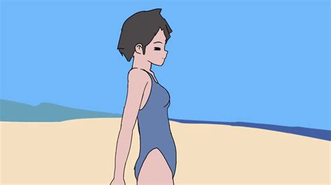 TG TF Animation MTF 43 Girl in swimsuit - YouTube