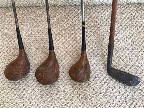 JUST ADDED - Various Vintage Wilson Golf Clubs Including Vintage Whiz Aim Rite Hickory Shaft Putter