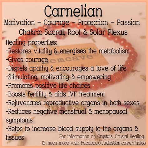 Carnelian #carnelian #red #orange #crystal #strength Crystal Healing ...